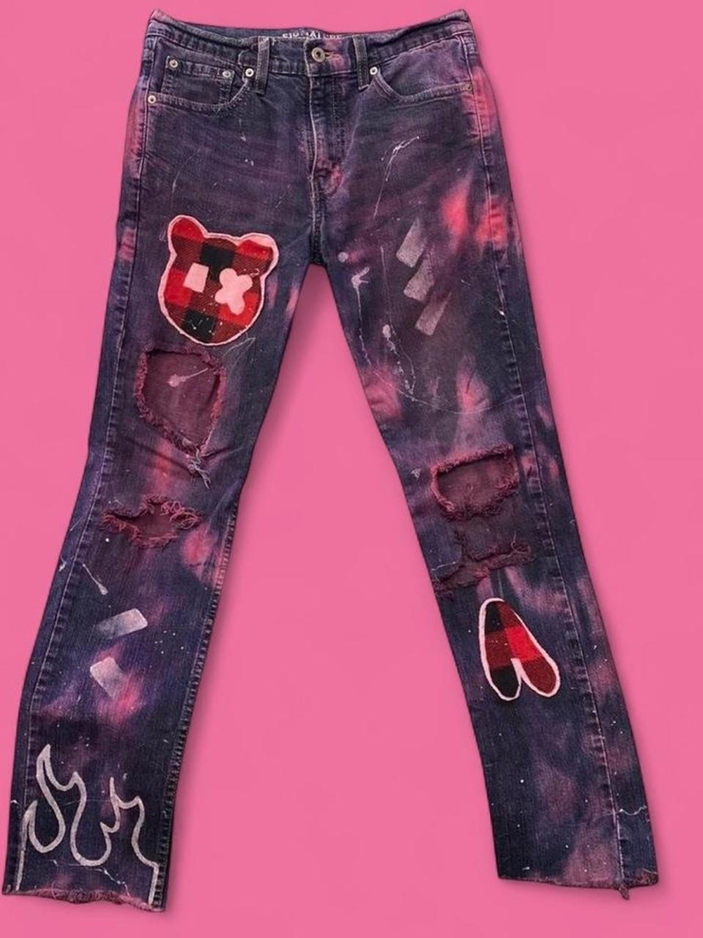 Custom Design On Men's Signature by Levi Strauss SLIM Jeans